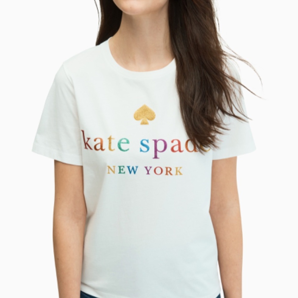 Kate Spade rainbow Tee 🌈